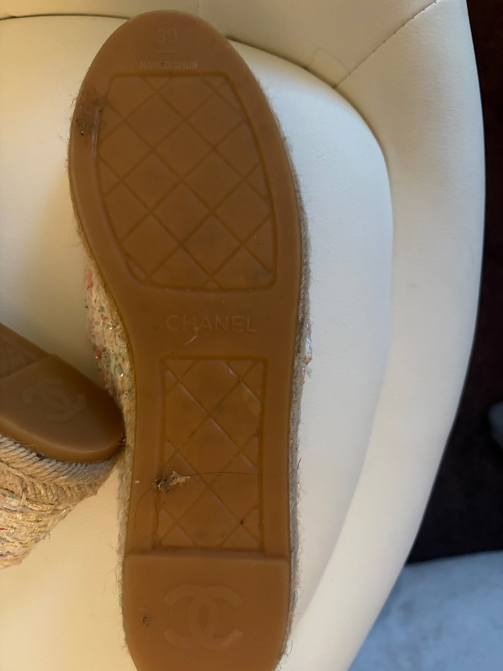 CHANEL Multicolor Tweed Flats - Picture 6 of 6